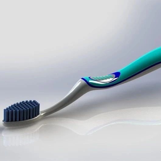 【生活艺术】Toothbrush牙刷模型3D图纸 Solidworks设计 附x_t格式