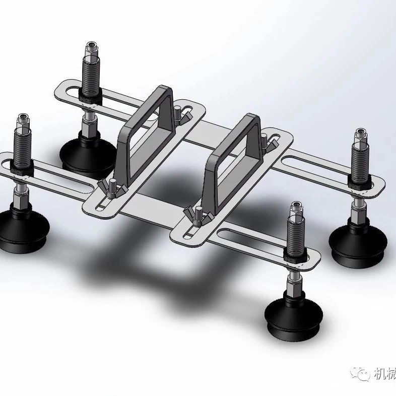 【工程机械】简易真空吸盘结构3D图纸 Solidworks设计