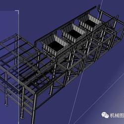 【工程机械】TUBOS HIDRAULICOS工程支架3D数模图纸 STP IGS格式