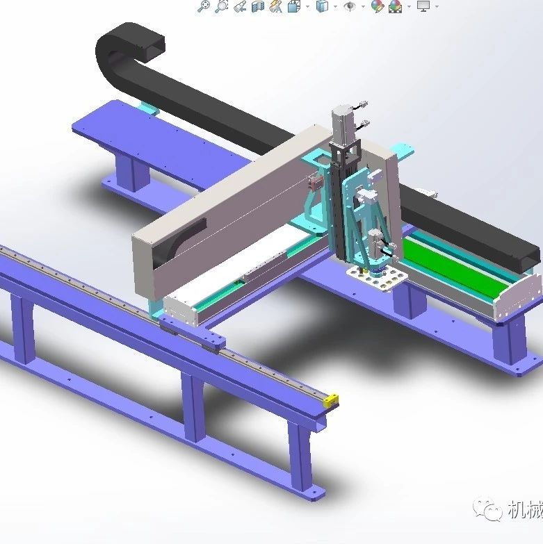 【工程机械】模组搭建机械手3D数模图纸 x_t格式