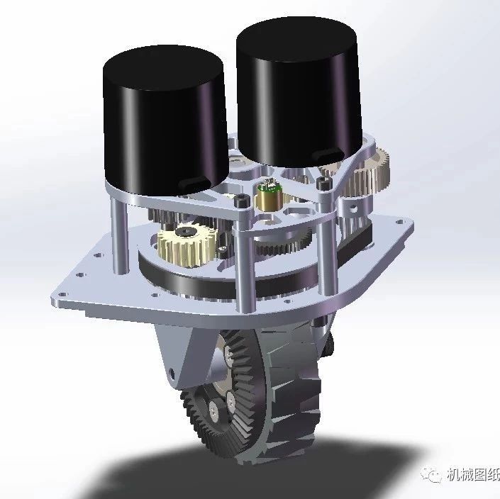 【工程机械】2910-mk2 Versa转向车轮模块3D数模图纸 x_t格式