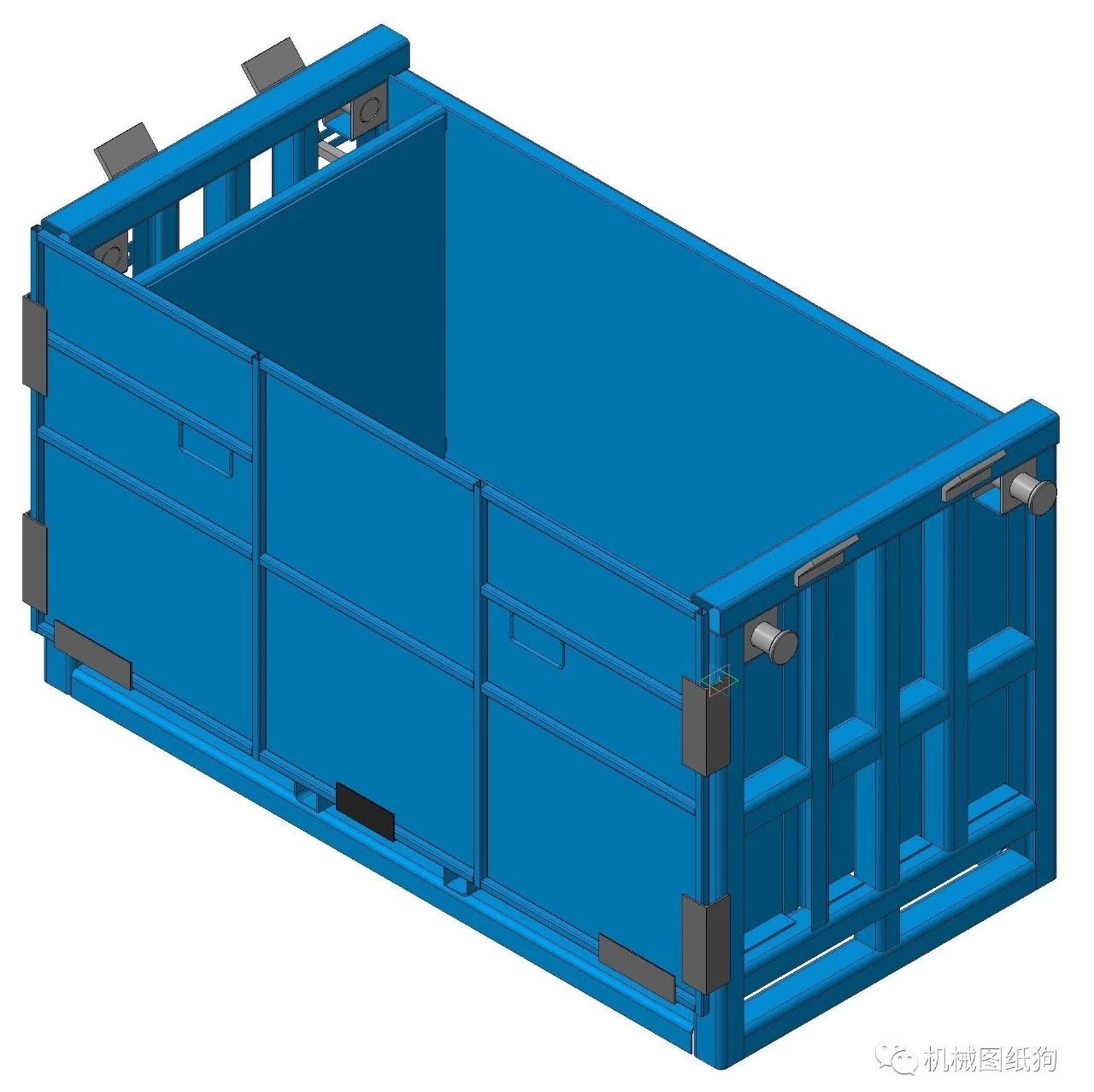 【工程机械】Pipe union方箱模型3D图纸 STP格式