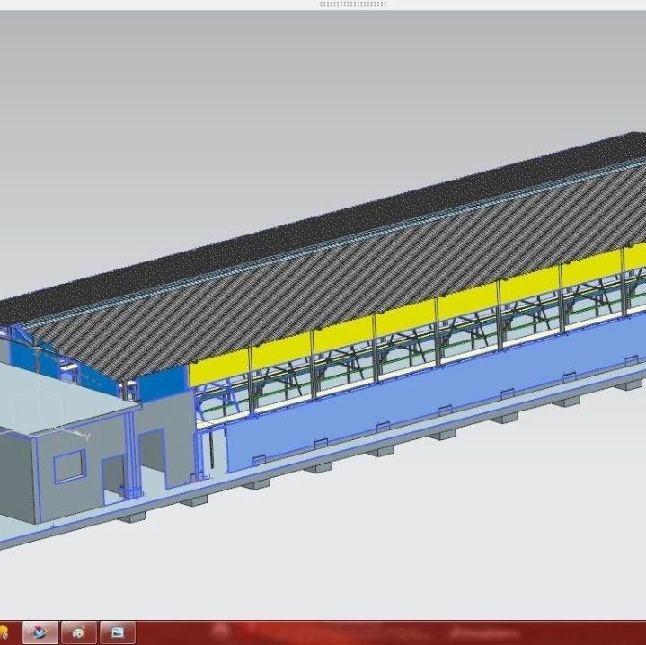 【工程机械】农场大棚仓库模型3D图纸 UG格式