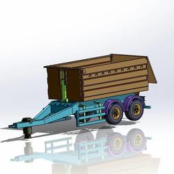 【工程机械】kuvetli yari拖车3D数模图纸 STEP格式