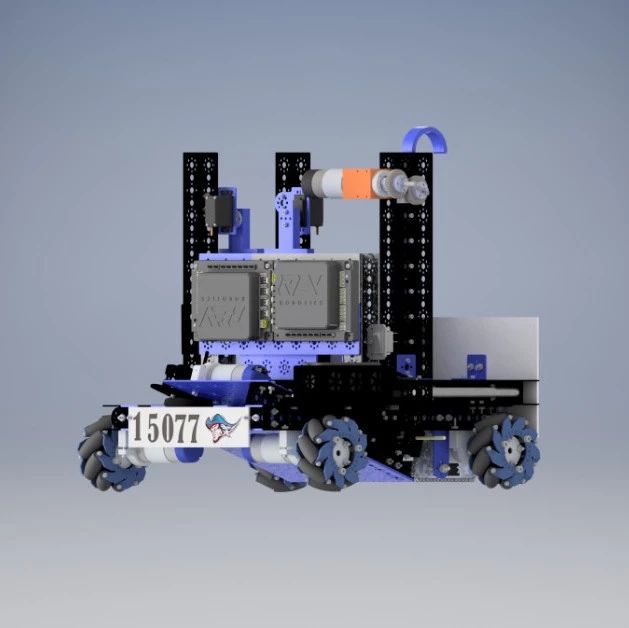 【机器人】Team49 Robot机器人车3D数模图纸 STP格式