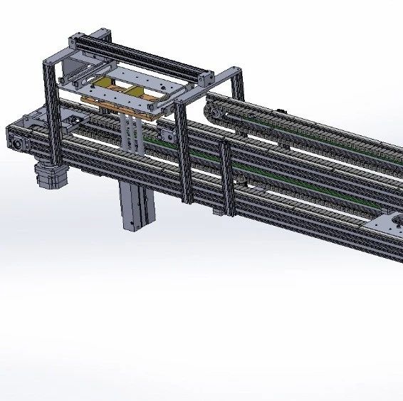 【工程机械】传送与提升机输送带3D数模图纸 STEP格式