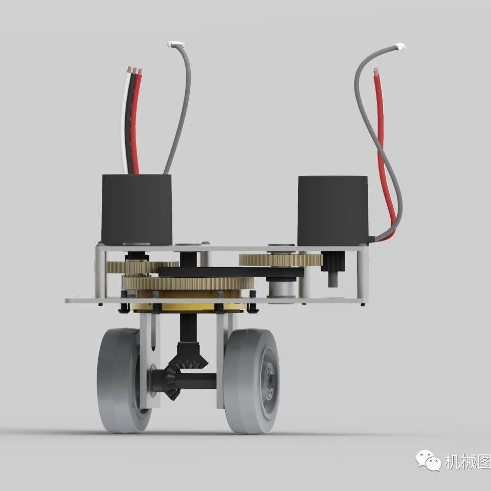 【工程机械】Offseason Swerve转向轮3D数模图纸 x_t stp格式