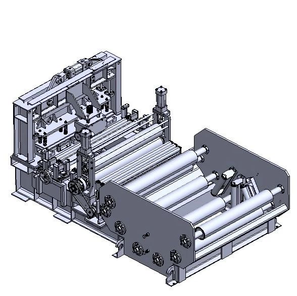 【非标数模】层压板机3D数模图纸 x_t格式