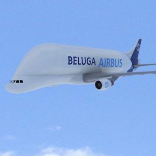 【飞行模型】Airbus Beluga XL空客飞机模型3D图纸 STP格式