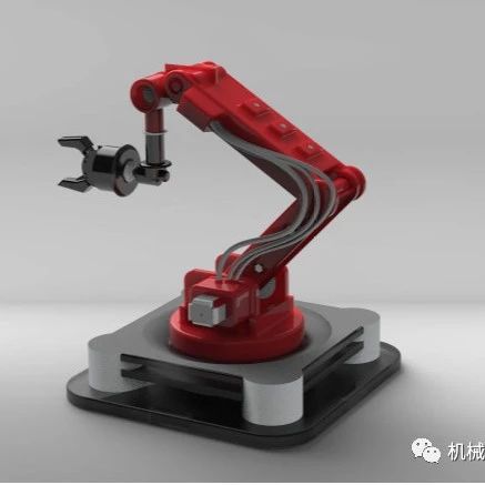 【机器人】Robo Arm机械臂模型3D图纸 Solidworks设计