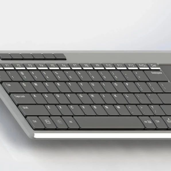 【生活艺术】Rapoo k2600键盘模型3D图纸 Solidworks设计 附x_t step