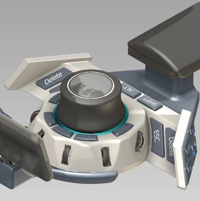 【工程机械】设计师专用Connexion 3D鼠标三维控制器3D数模图纸 STP格式