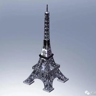 【生活艺术】Eiffel Tower埃菲尔铁塔模型3D图纸 Solidworks设计