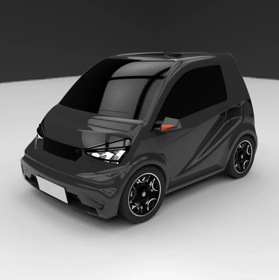 【汽车轿车】TBO-T1 2019小型电动城市小车模型3D图纸 STEP格式