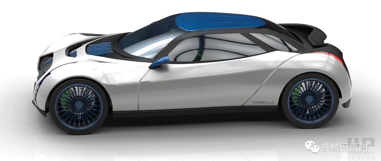 【汽车轿车】Torbella跑车造型3D数模图纸 RHINO设计