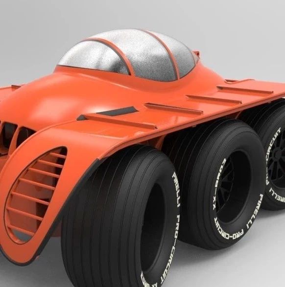 【其他车型】BMW Screamer六轮车模型3D图纸 Solidworks设计