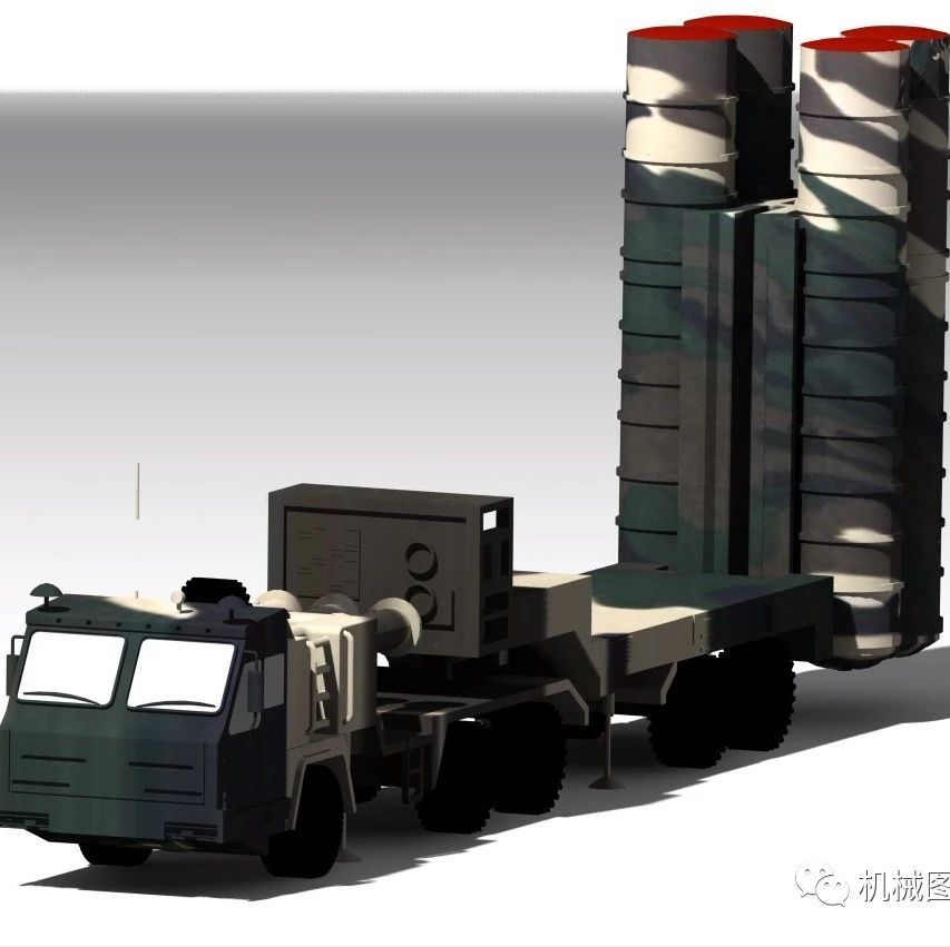 【其他车型】S-300防空导弹玩具模型3D图纸 CATIA设计