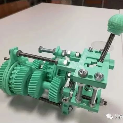 【3D打印】Cambio四速变速箱齿轮结构3D打印图纸 STL格式