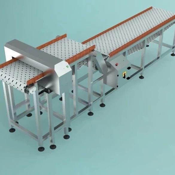 【工程机械】金属探测器输送带模型3D图纸 Solidworks设计
