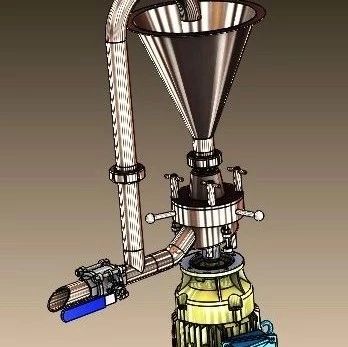 【工程机械】竖式转锥磨机3D数模图纸 Solidworks设计 附IGS格式