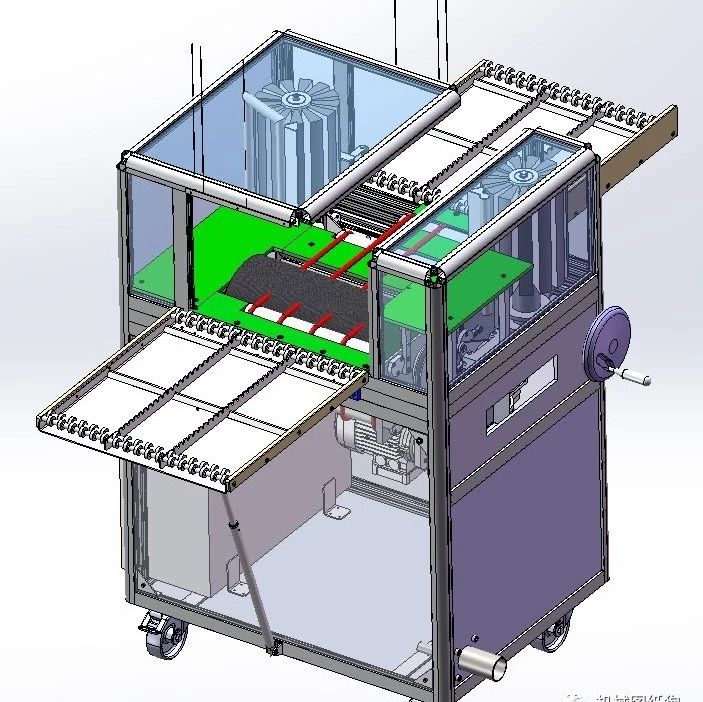 【非标数模】工业用书本吸尘器模型3D图纸 STEP格式