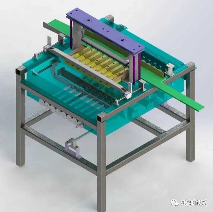 【非标数模】Cleaning machine清洗机3D数模图纸 Solidworks设计