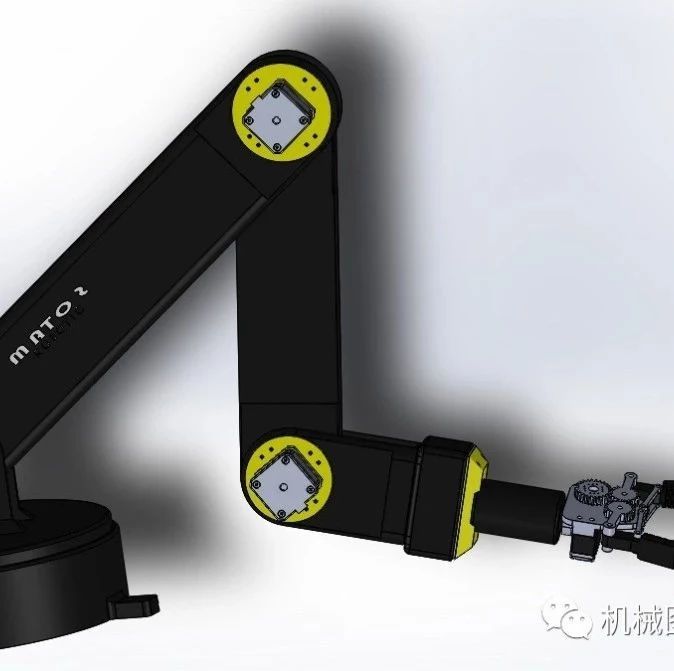 【机器人】Braco Montagem机械臂机器人外观模型3D图纸 STEP格式