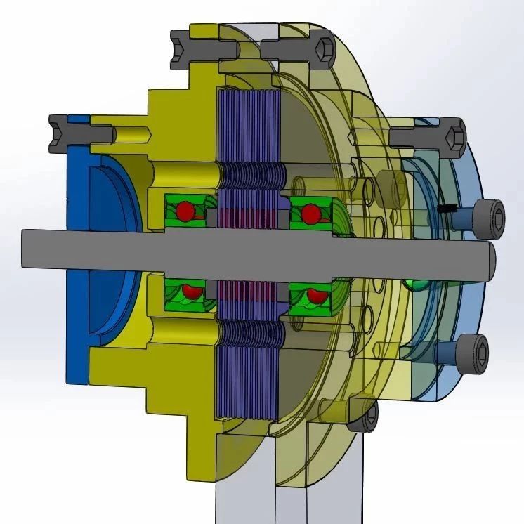 【工程机械】特斯拉涡轮机（Tesla turbine）简易模型3D图纸 Solidworks设计