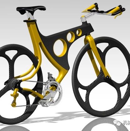 【其他车型】造型时尚的自行车模型3D图纸 STP格式