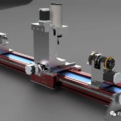 【工程机械】Original小型数控车削车床3D数模图纸 f3d igs step格式