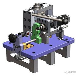 【非标数模】机械绕线机模型3D图纸 Solidworks设计