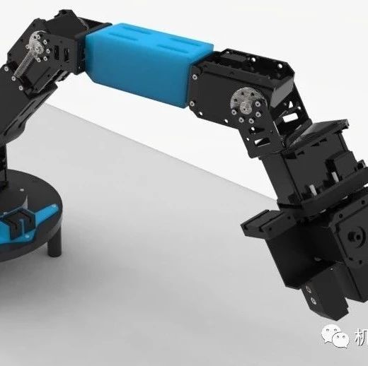 【机械臂】5 Dof五自由度机械臂简易结构3D图纸 Solidworks设计