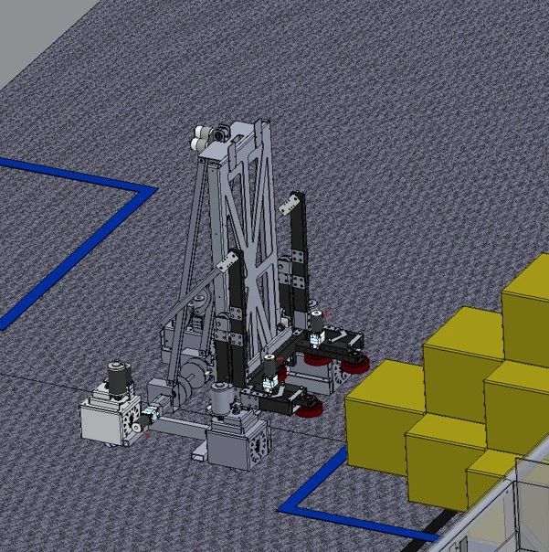 【机器人】FRC 2018 1991号机器人车3D数模图纸 Solidworks设计