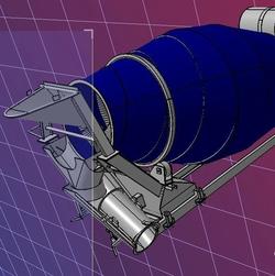 【工程机械】MIKSER TAMBUR搅拌车搅拌筒3D数模图纸 IGS格式