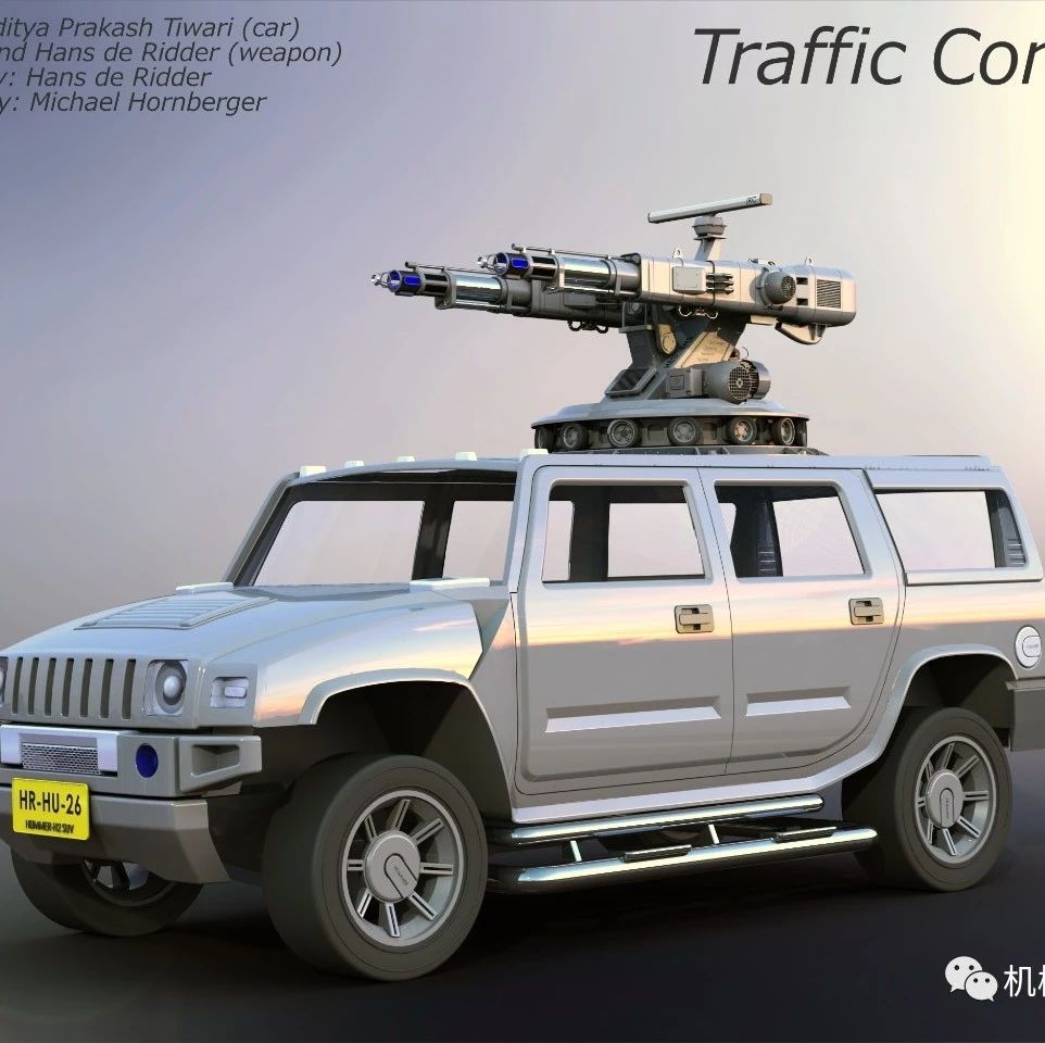 【其他车型】HUMMER H2 SUV交通管制车玩具模型3D图纸 Solidworks设计