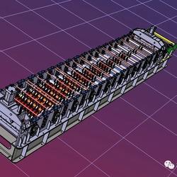 【工程机械】Rolling Machine滚压机轧钢机3D数模图纸 STP格式
