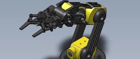 【机器人】Steren机械臂模型3D图纸 Solidworks设计 附STEP