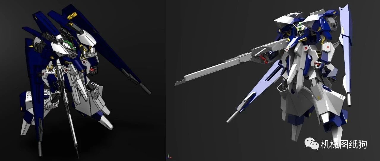 【机器人】HGUC ORX-005 Gaplant高达机器人模型3D图纸 Solidworks设计