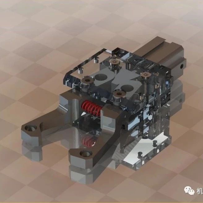 【工程机械】Pneumatic Gripper气动夹持器3D数模图纸 Solidworks设计