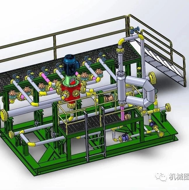 【工程机械】多端口选择阀门 (MSV) 和生产撬块3D模型图纸 Solidworks设计