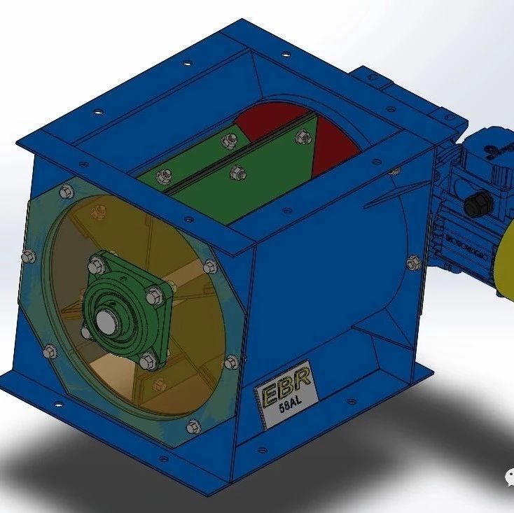 【工程机械】大型气动闸阀模型3D模型图纸 Solidworks设计