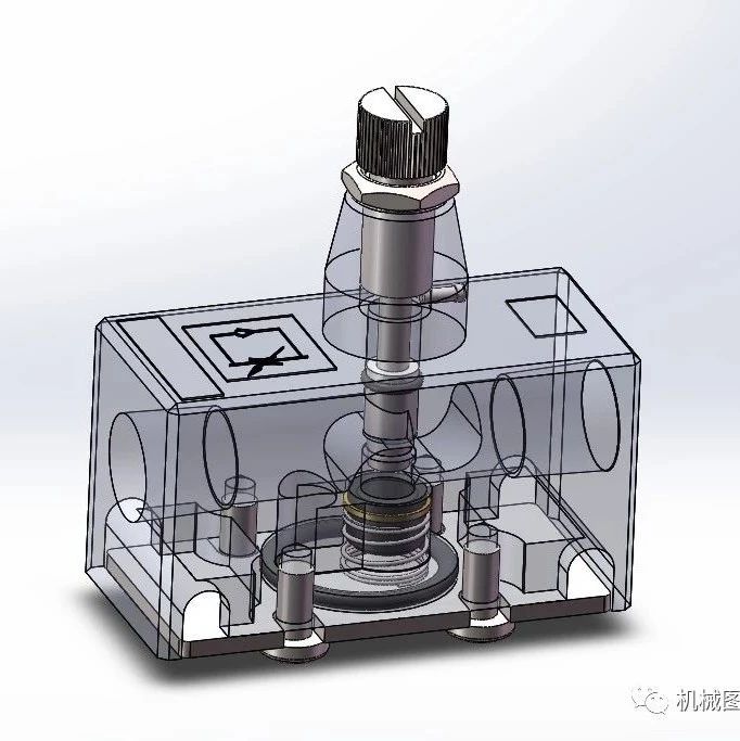 【工程机械】低温单向节流阀3D模型图纸 Solidworks设计 附STEP