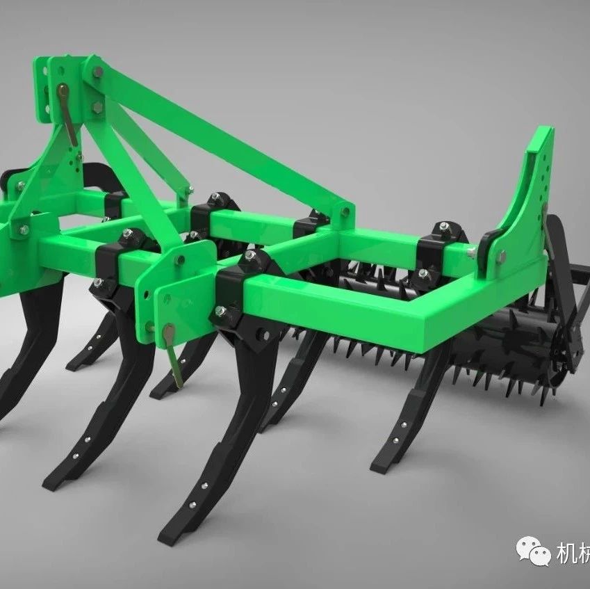 【农业机械】錾式犁头模型3D图纸 STEP格式