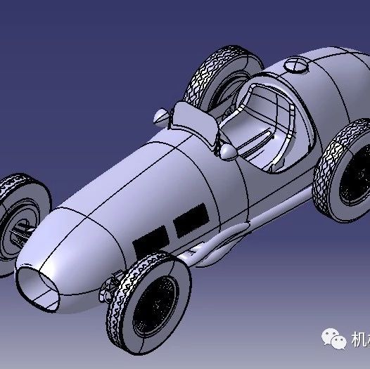 【汽车轿车】法拉利 ferrari 1952 gp汽车3D图纸 stp格式 Catia设计