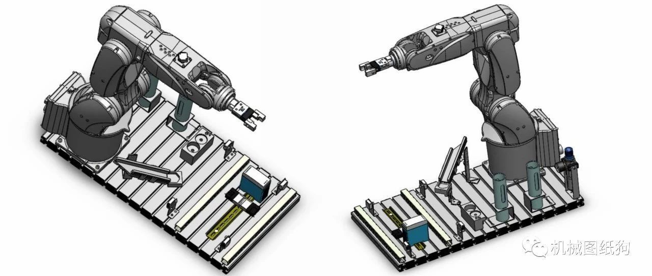 【机器人】FESTO机器人手臂平台3D数模图纸 Solidworks设计 附STP