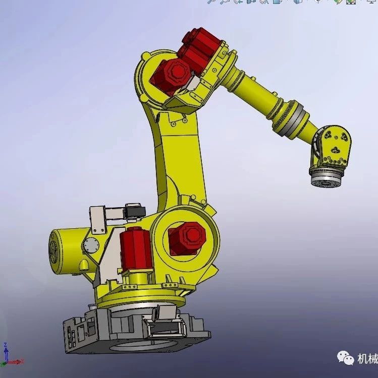 【机器人】法兰克200F机器人外壳模型3D图纸 Solidworks设计