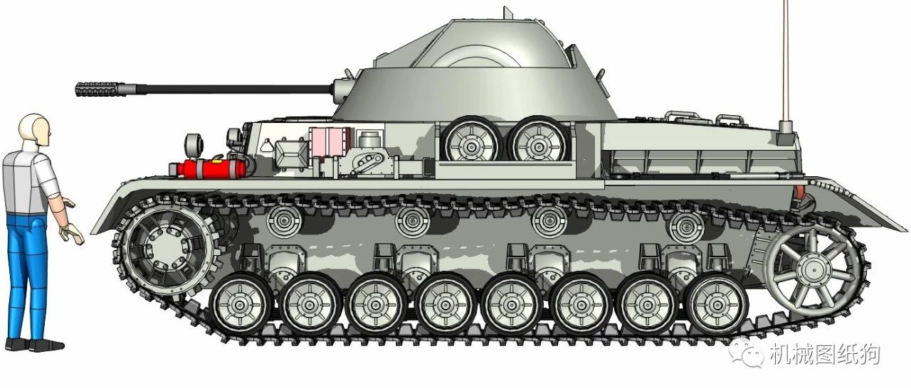 【其他车型】Flakpanzer IV Kugelblitz球形闪电自行高炮模型外观3D图