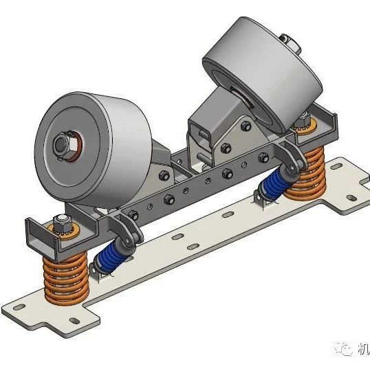 【工程机械】水下机器人减震轮3D数模图纸 INVENTOR设计