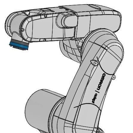 【机器人】Omron Viper 650 5kg机器人造型3D图纸 STEP格式