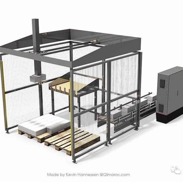 【非标数模】Portaal Robot码垛机器人设备模型3D图纸 STP格式